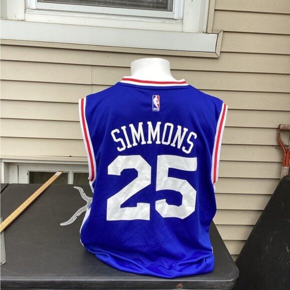 cowgirl argyle boho cozy grandpa dad Adidas Mens Blue Dri-Fit Jersey Size large - Picture 3 of 5